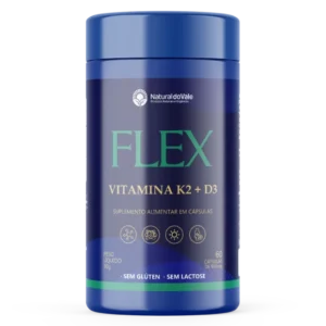 Flex - Vitamina K2 + Vitamina D3 60 Cápsulas
