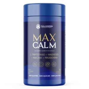 Max Calm - Triptofano, Magnésio & Vitaminas 60 Cápsulas